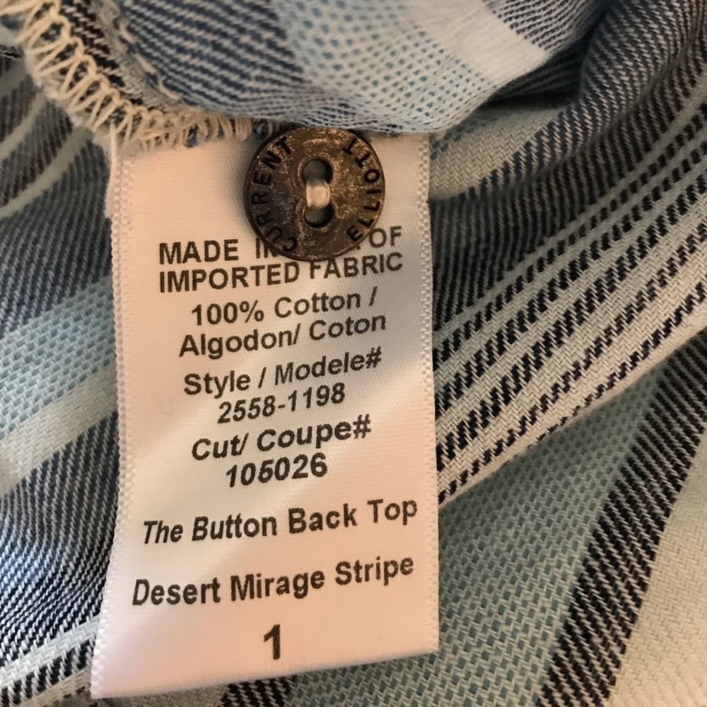 Current/Elliott Button Back Top - Picture 6 of 6